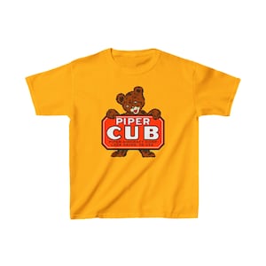 Piper Cub Aircraft Airplane Kids T-Shirt