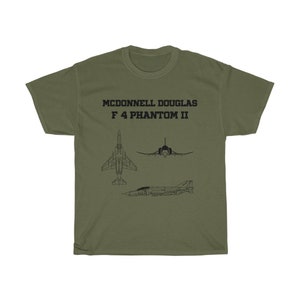 McDonnell Douglas F-4 Phantom II militair T-shirt gevechtsvliegtuigen