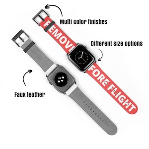 Remove Before Flight Apple Watch Band