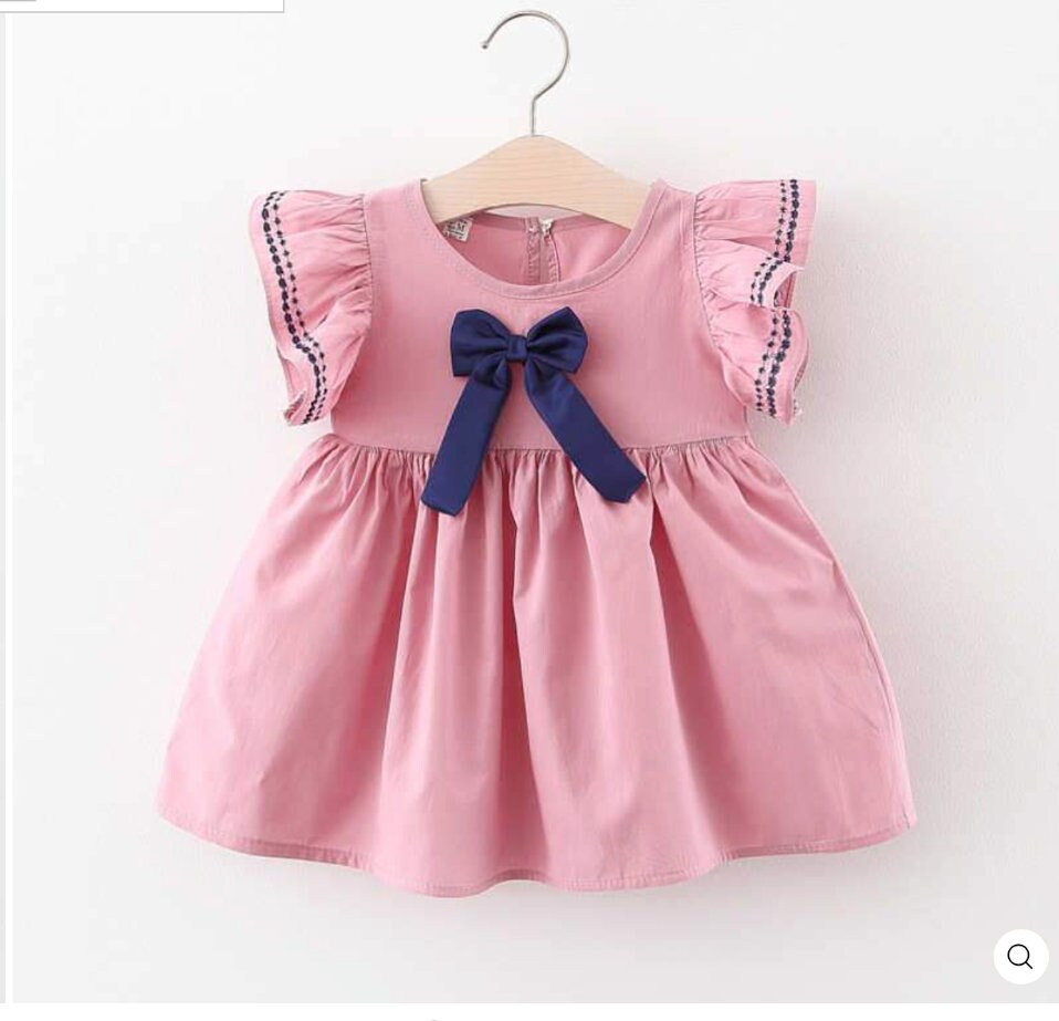 Baby Girl Toddler Pink & Navy Dress 81 Etsy 日本