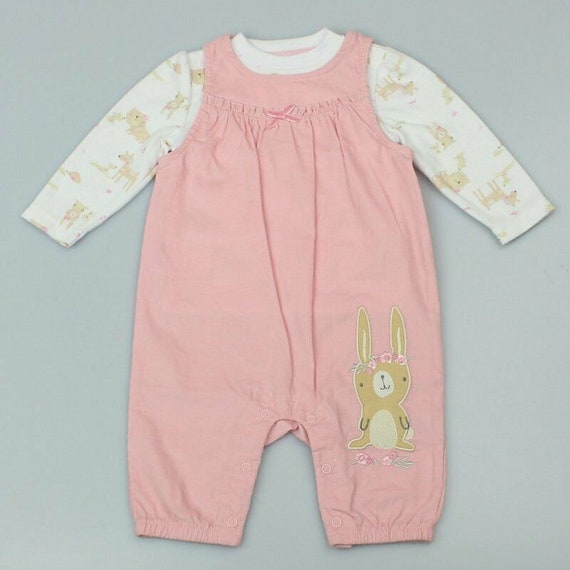 baby girls/boys sleepsuits romany style bows lots colours 