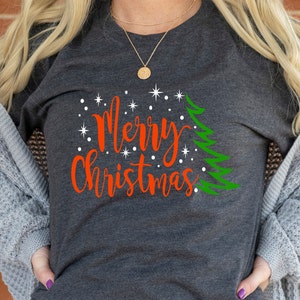 Merry Christmas Shirt - Merry Christmas T-shirt, Christmas Family Shirts, Christmas Trees Shirts, Holiday Shirt, Christmas Gift Shirt
