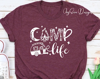 Summer Camp Life Shirt, Camp Life TShirt, Camping Life Shirts, Camper Shirt, trip shirt, Camp Group Shirt, Camp Life Tees, Camping T-Shirt