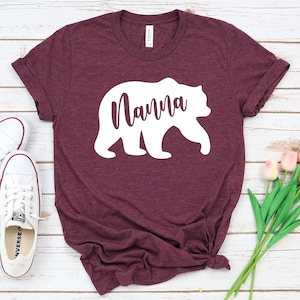 Nanna Bear Shirt, nana shirts, Momlife Shirt, Shirts for nanas, Mothers Day Gift, nana tee, nana Bear T-shirt, Mama Bear Tee, bear shirt