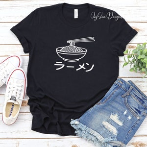 Ramen Shirt, Ramen Tee, Noodle Shirts, Japan Anime Shirt, Foodie shirt, Unisex shirt, Japanese shirt, Japanese Aesthetic shirt