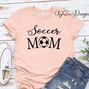 Soccer Mom shirt, Football shirt, Gift for mom t-shirt, Gift idea, soccer funny Tee, Best mom Shirt, Soccer tee, Sport Shirt, Sport mom tee
