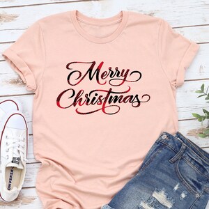 Buffalo Merry Christmas shirt, Merry Christmas Shirt, Buffalo Christmas Shirt for Women, Holiday tshirt, Christmas Gift, Christmas Shirt