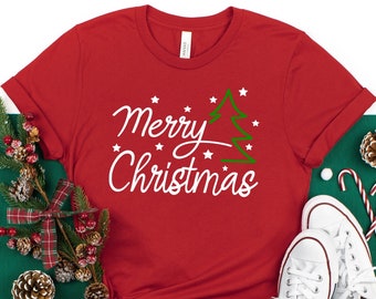 Merry Christmas Shirt / Merry Christmas T-shirt, Christmas Family Shirt, Christmas Matching Shirt, Holiday Shirt, Christmas Mom Gift Shirt