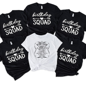 30th Birthday Squad Shirt, Vintage 1995, 30th Birthday Squad Shirt, Limited Edition Shirt, Originalteile, Geburtstagsgeschenk Shirt,30th Birthday Girl