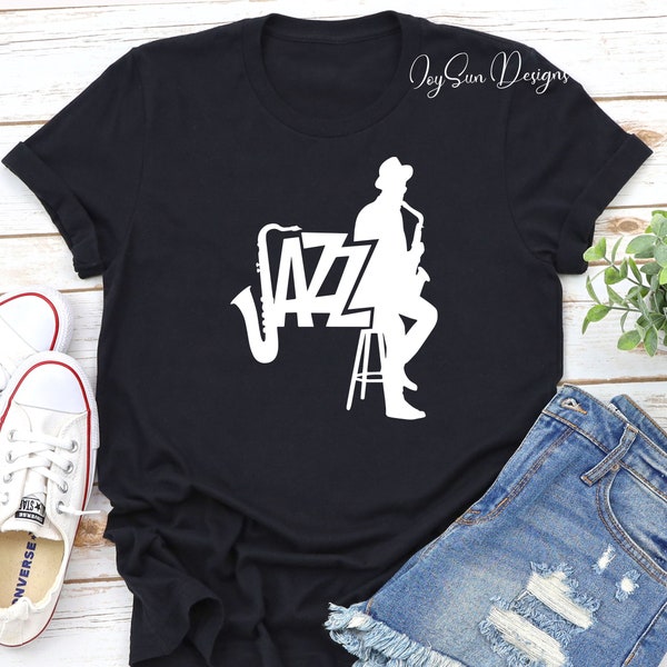 Jazz shirt, Music Shirt, Jazz Music Shirt, Shirt for Jazz Lover, Music Lover Shirt, Music Teacher Shirt, Gift for Music Teacher