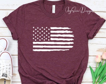 American Flag Distressed Shirt, American Flag Distressed, American Flag Shirt, Usa Flag Shirt, American Flag Shirt Men, 4th of July Shirt