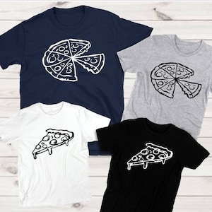 Parent-Child Pizza T shirt,Matching Family Shirts,Pizza Shirts,Shirts Set Pizza T shirts Fathers Day gift men father daughter dad mom