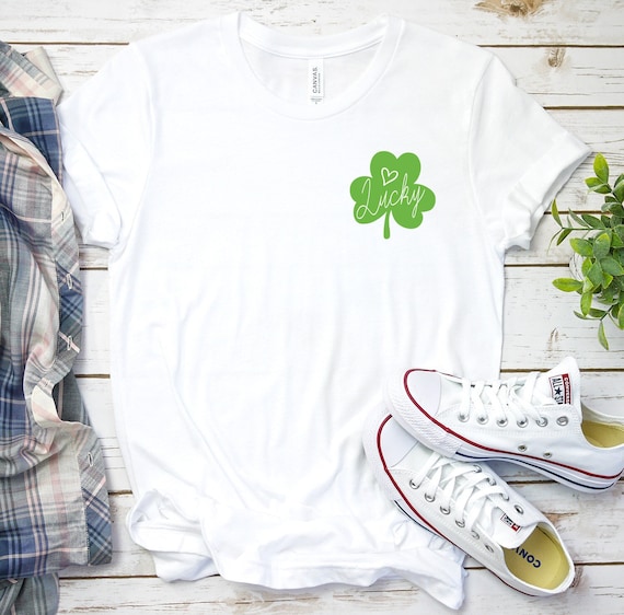Camicie per il giorno della fortuna Camicia fortunata Camicia per il giorno di San Patrizio Camicia Shamrock Camicia di St. Patty Camicia irlandese Camicia Shenanigans Camicia per bere Etsy Italia