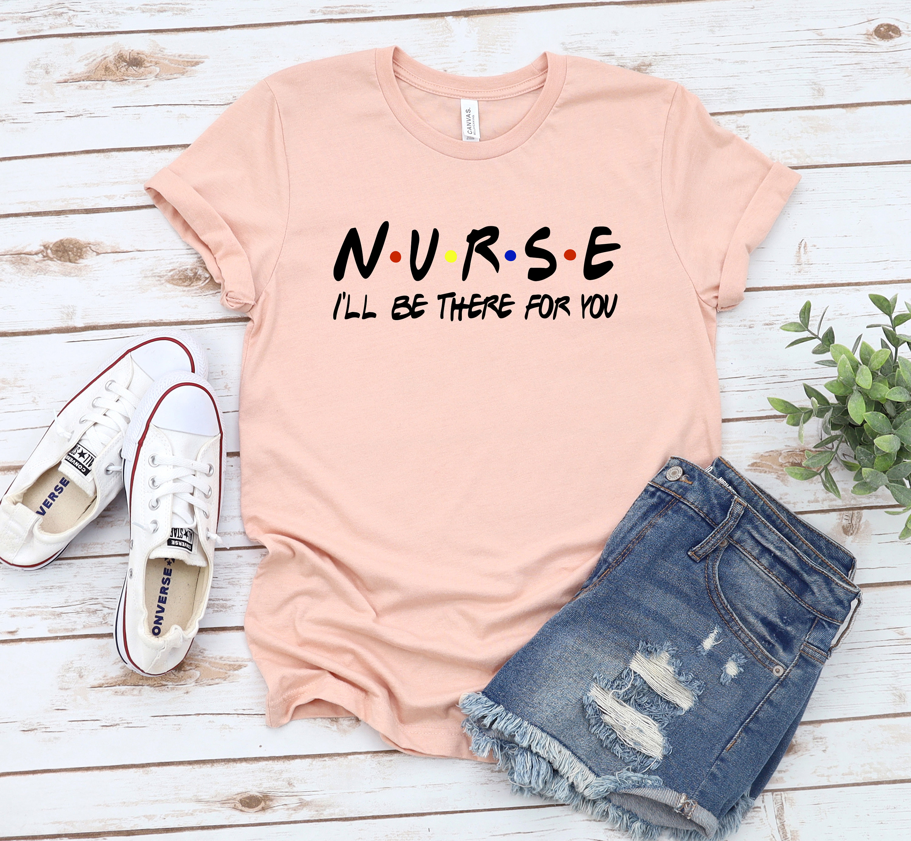 Nurse T-shirt Friends T-shirt Cute Nurse T-shirt Nurse | Etsy