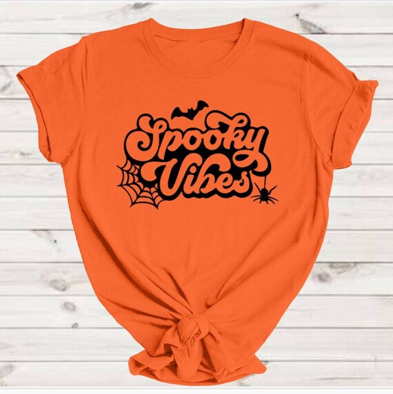 Spooky Vibes, Halloween Shirt, Halloween T-Shirt, Halloween Spooky Vibes, Halloween Party Shirt, Spooky vibes Halloween Shirts, Spooky Shirt