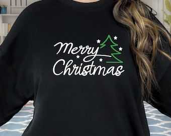 Merry Christmas Trees Sweatshirt, Merry Christmas long sleeve,  Merry Christmas Hoddies, Christmas Shirt, , Christmas Tree Holiday Sweater