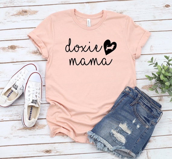 Dachshund Mama T-Shirt - Doxie Mom Shirt - Wiener Dog Gift  Dachshund Mama tee, Daschund Owner Gift, Sausage Dog Lover, Dog mom Gift shirt