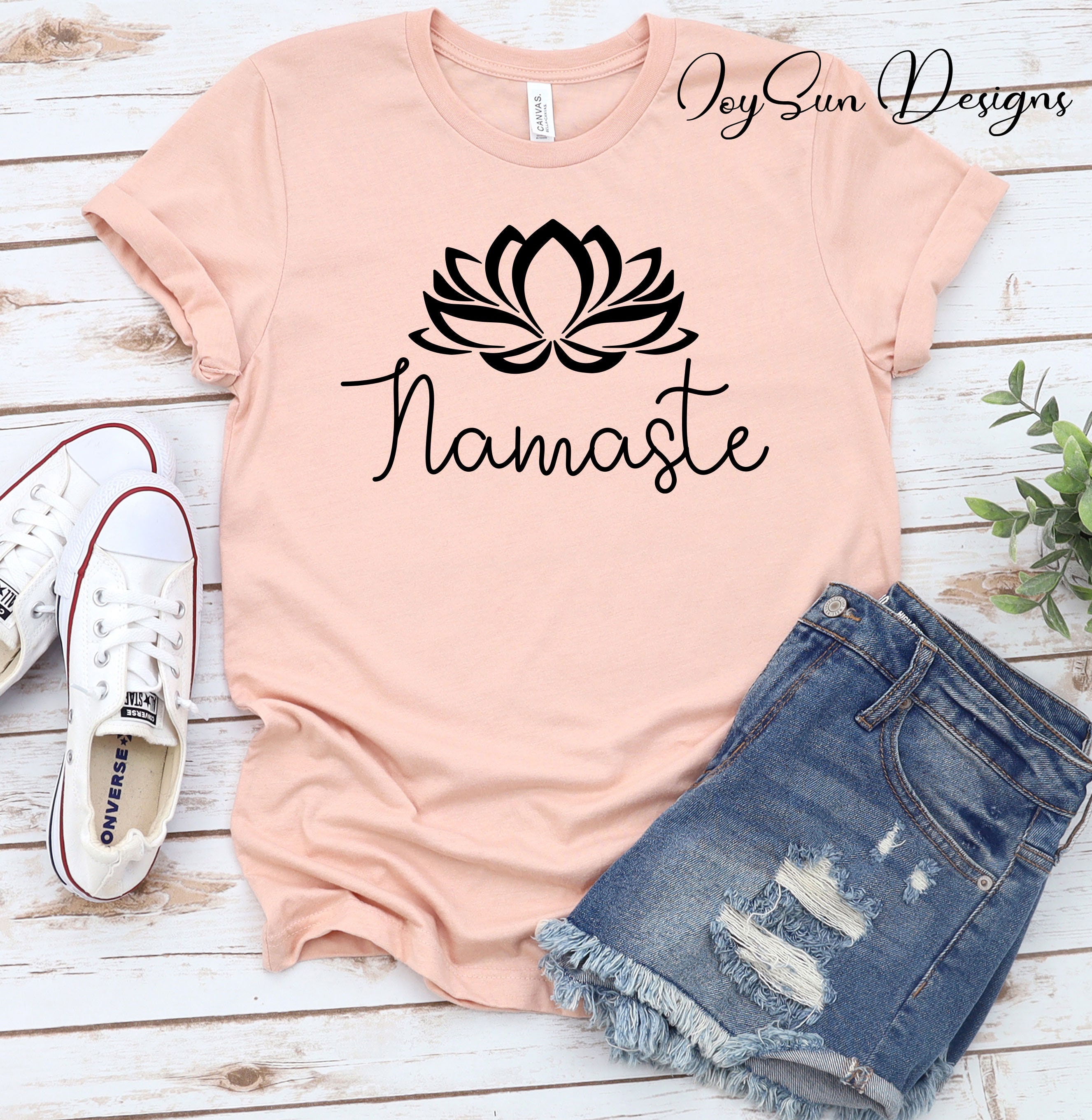 Namaste Shirts Workout Shirt Funny Yoga Shirt Meditation | Etsy