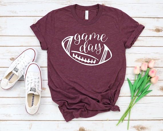 Game Day Shirt, Football team shirts, Football Women's Shirt, Game Shirt, Cute Mom Shirt, College Football Shirt, school game day tshirt