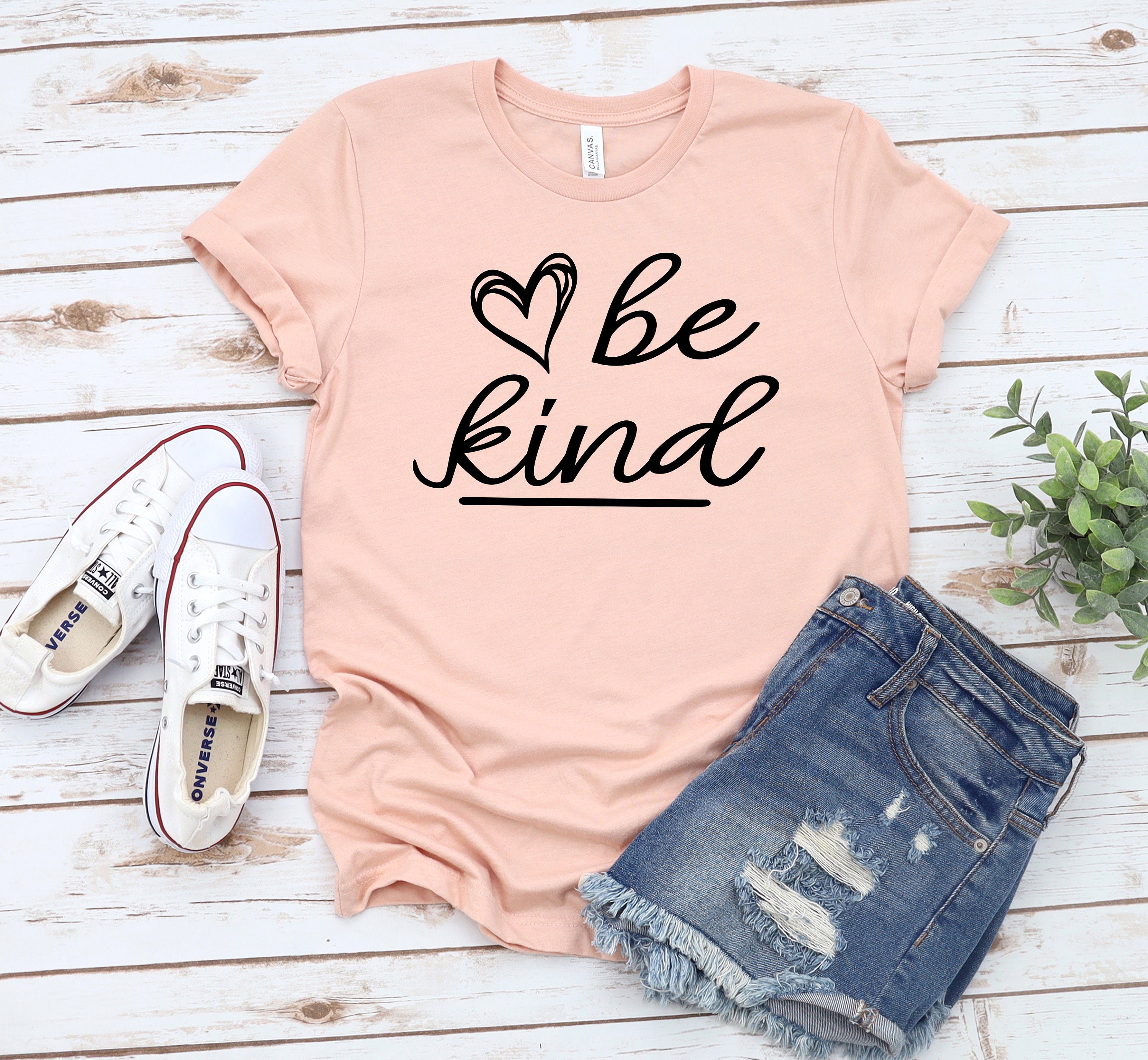 Be Kind Heart Tee / Scribble / Cute Be Kind Heart Shirt / | Etsy