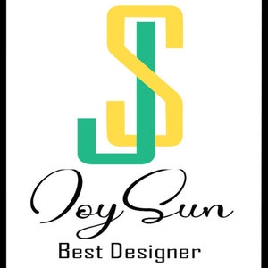 May include: A logo with a stylized green and yellow "S" and the text "Joy Sun Best Designer".