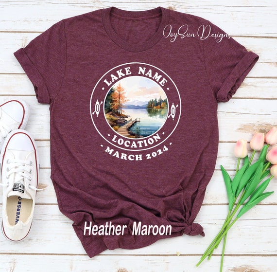 Custom Lake T-Shirt, Family Lake Trip Shirts, Camping Trip Shirt,  Fishing T-shirt, Cabin T-shirt,Family Camping T-shirt,Custom Family Shirt