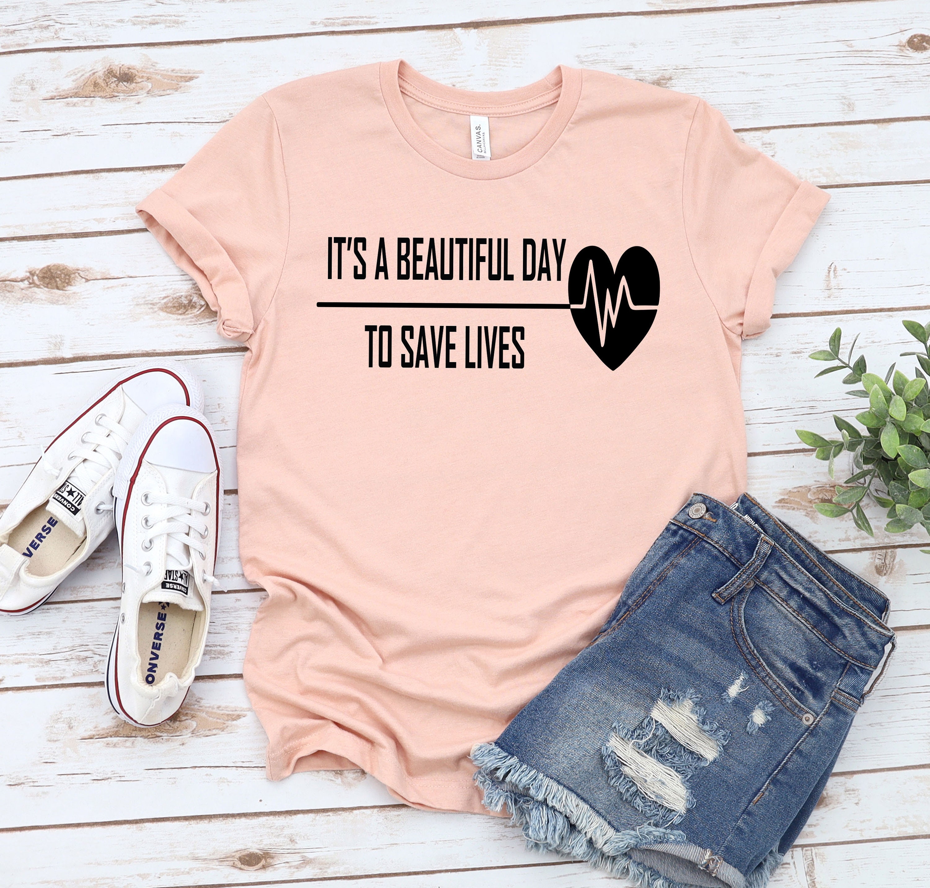 It s A Beautiful Day Shirt to Save Lives Grey s Anatomy Shirt Meredith Grey TV T shirt Tops and Tees Comfy Tee Unisex Tee Gift for Her Etsy Ireland