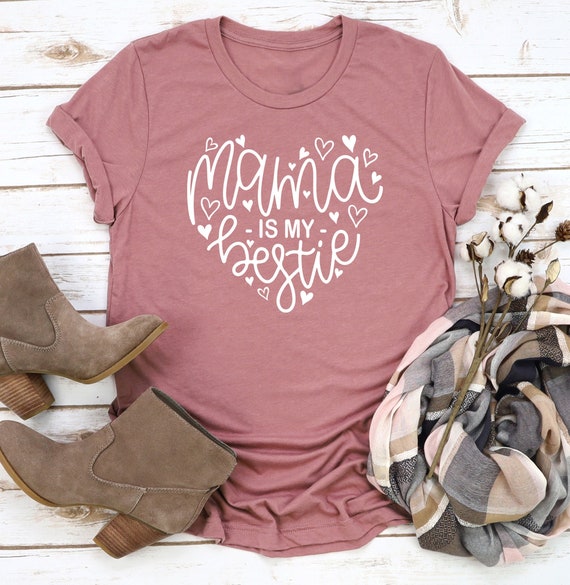 Mommy Is My Bestie Tshirt Mom Cute Mothers Day Shirts Gift Mommy Is My Bestie Tshirt Mom Cute Mothers Day Shirts Gift