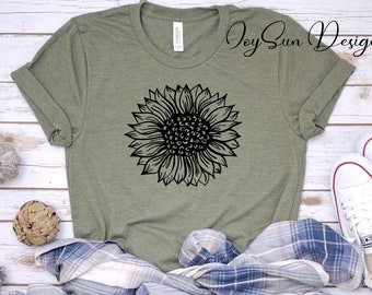 Autumn Sunflower Women's Golf Shirts