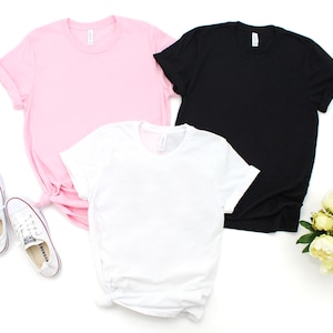 Plain Unisex Shirt, Unisex Adult Shirt, Blank T-Shirt, Soft Plain Shirt, Plain Toddler Shirt, Plain Youth shirt,