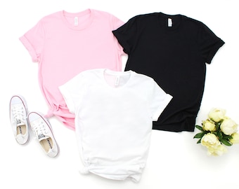Plain Unisex Shirt, Unisex Adult Shirt, Blank T-Shirt, Soft Plain Shirt, Plain Toddler Shirt, Plain Youth shirt,