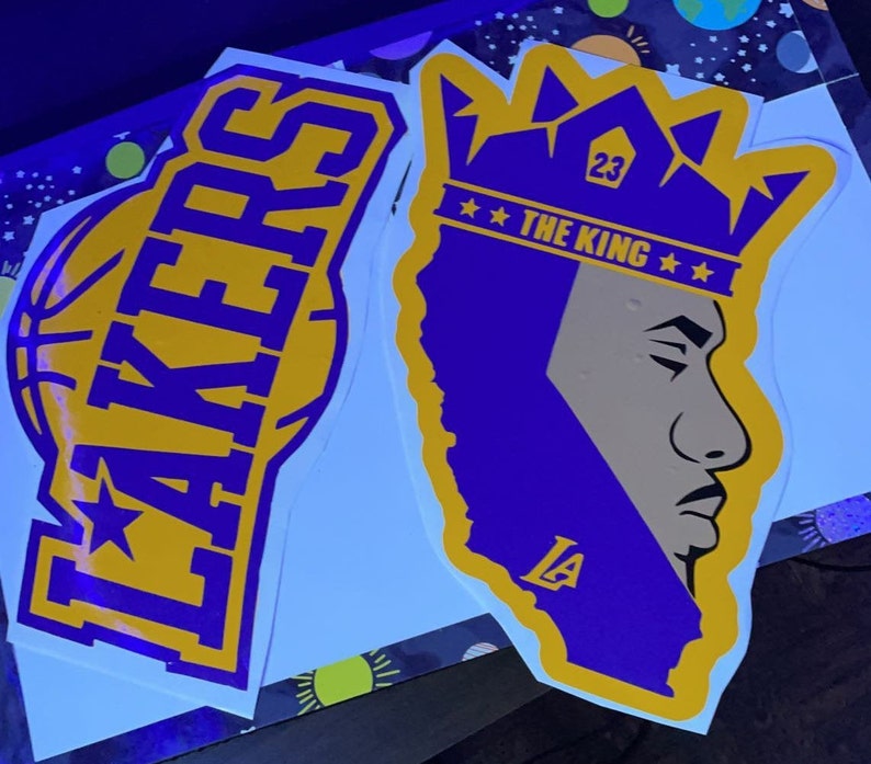 Lebron Lettering Lebron James Lakers Stencil - Etsy