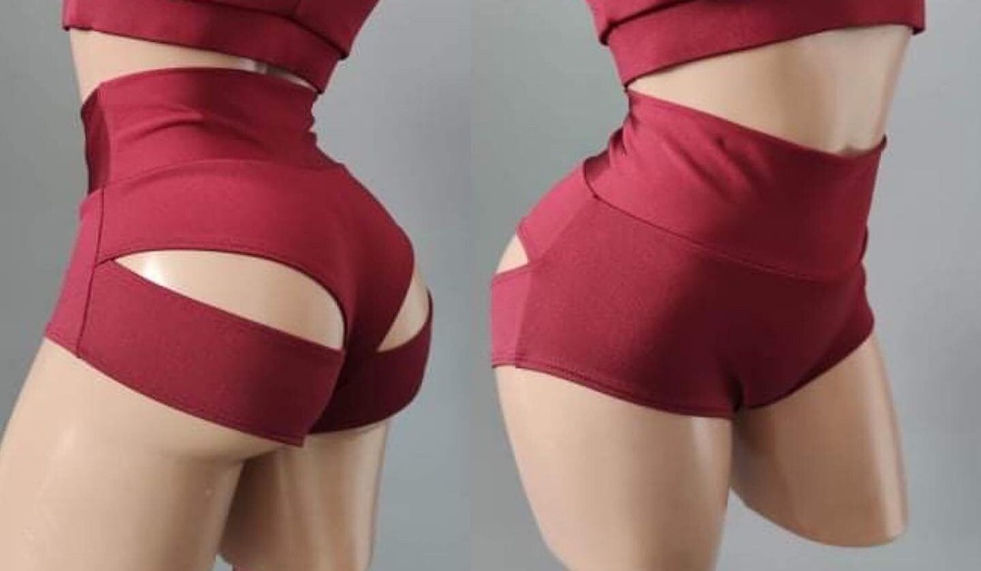 Pole Dance Booty Shorts Sexy Stripper Outfits Twerk High Etsy