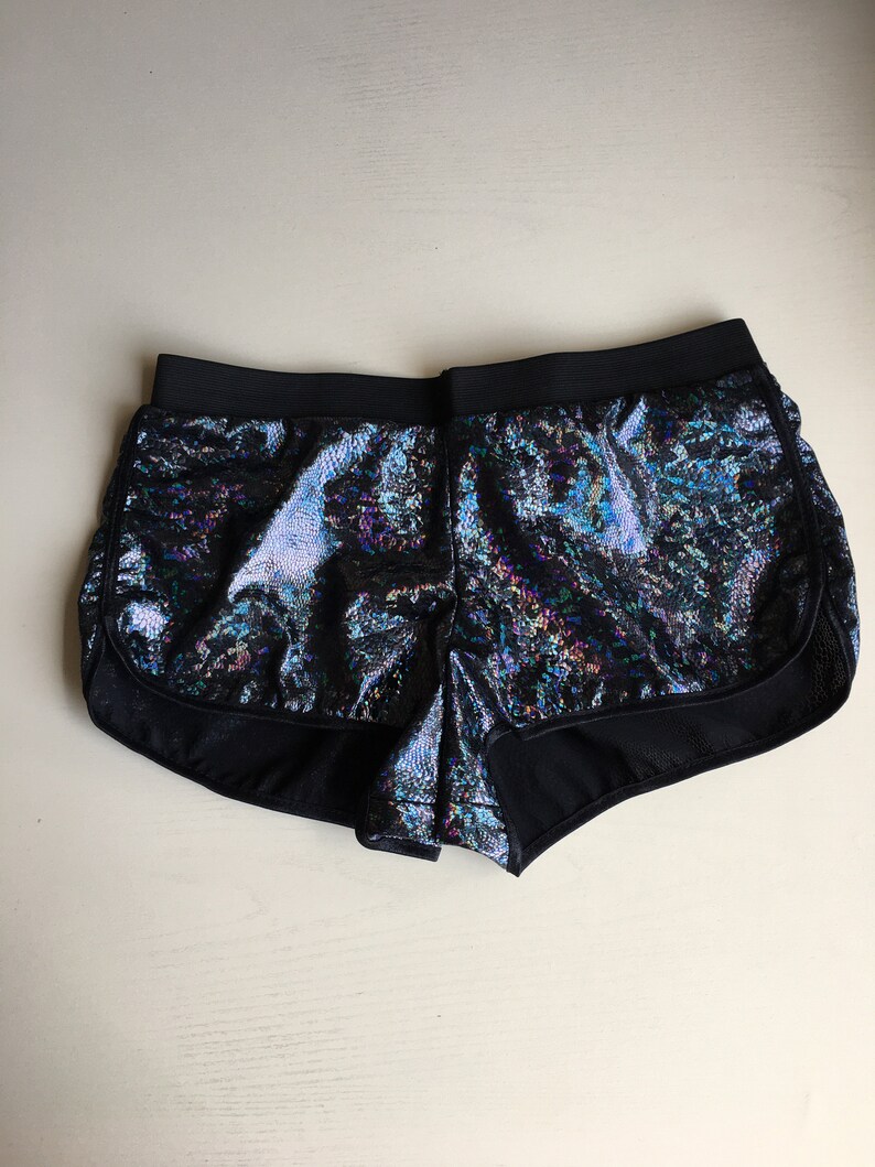 Booty shorts Stripper outfits Holographic shorts Rave shorts | Etsy