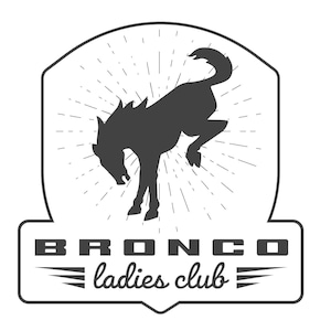 Bronco Ladies Club Stickers and Vinyl Decals