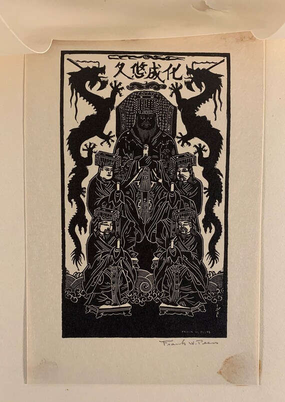 1920年代の希少な アンティーク版画 【公式通販】