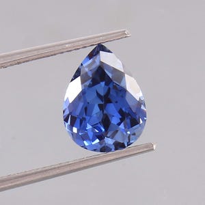 Flawless Ceylon Kashmir Blue Sapphire Loose Pear Cut Gemstone Excellent Quality Ring & Jewelry Making Loose Gemstone Cut 11x8 mm