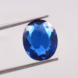 AAA Flawless Ceylon Royal  Blue Sapphire Loose Oval Cut Gemstone Excellent Quality For Sapphire Ring Jewelry Gemstone Cut 5 Ct Birthstone