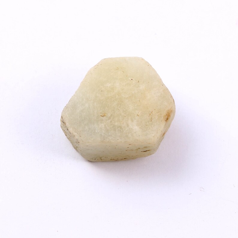 Unheated Excellent Quality 40 Carat Wiccan Rocks AAA Natural Ceylon Earthmined African White Sapphire Loose Gemstone Cut Grade Rough