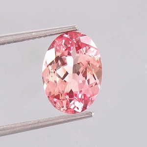 Padparadscha Saphir Pfirsich Bicolor Ceylon Padparadscha Saphir Lose Oval Cut Edelstein Top-Qualität Sapphire Ring & Schmuck machen 11 x 8 mm