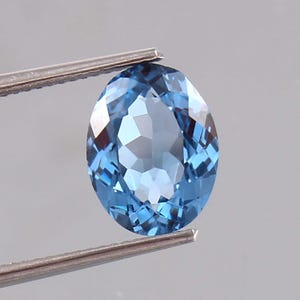 Aquamarine Oval Cut Loose Gemstone 12x9mm | Blue Aquamarine for Ring or Fine Jewelry |  AAA Quality
