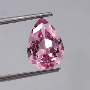 11x8MM AAA Flawless Ceylon Padparadscha Sapphire Loose Gemstone Excellent Quality Pear Shape Brilliant Cut For Jewelry Making Stone