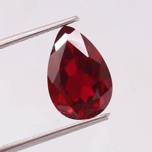AAA Flawless Dark Red  Ruby Loose Pear Cut Gemstone Excellent Quality Ruby Ring And Fine Jewelry Making Gemstone 13x9 mm