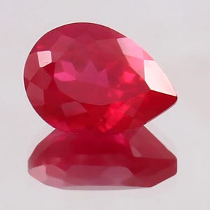 AAA Flawless Pigeon Red  Ruby Loose Pear Cut Gemstone  Excellent Quality Ruby Ring And Fine Jewelry Making Gemstone 15x11 mm