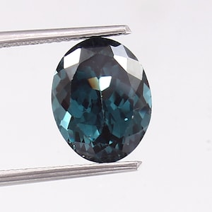 AAA onberispelijke indicoliet-toermalijn 11 x 9 mm ovaal geslepen | Blauwgroene losse edelsteen voor ring | Fijne kwaliteit toermalijn sieraden maken van edelsteen