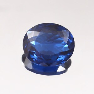 AAA Flawless Ceylon Royal Blue Sapphire Loose Oval Cut Gemstone Excellent Quality For Making Sapphire Ring Jewelry Gemstone Cut  6 Ct