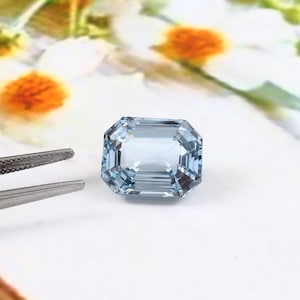16x12 mm AAA Flawless Blue Spinel Loose Radiant Cut Gemstone | Exceptional Quality Gemstone For Ring & Pendants | Gift For Her | 16.40 Ct