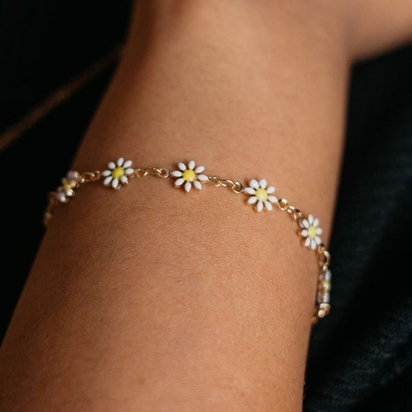 Daisy Bracelet Etsy