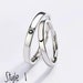 Silver Couple Moon and Sun Promise Ring set, Adjustable Sterling Silver his and hers rings, Wedding Anniversary Ring, Valentines Day Gift