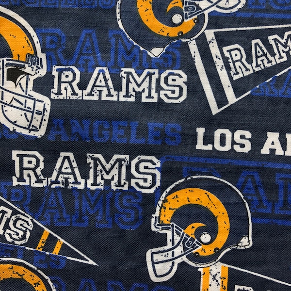 LA Rams Fabric Los Angeles Rams Football Fabric